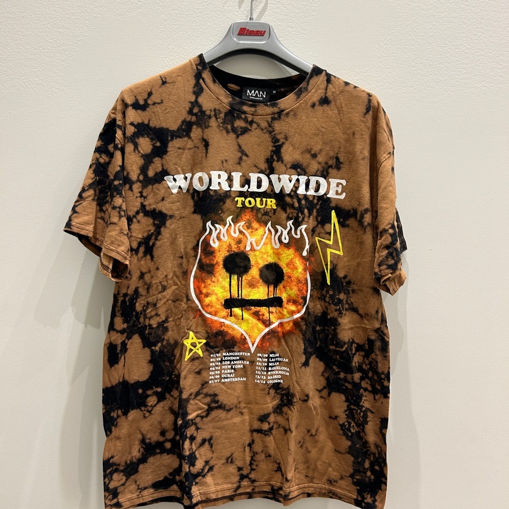 Brown Tie-Dye Worldwide Tour T-Shirt